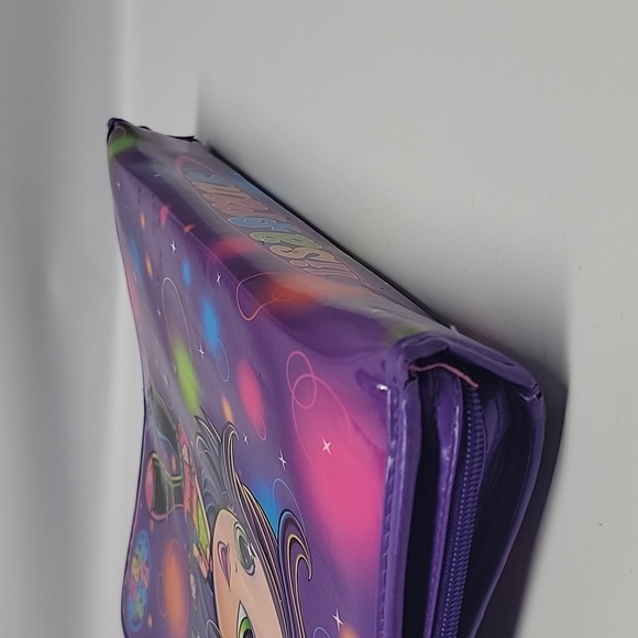 Vintage 90s y2k lisa frank Rockstar girl zip up binder - Picture 11 of 11